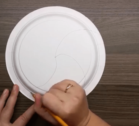 drawing-on-plate